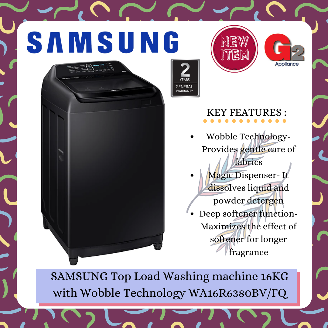 SAMSUNG ( SEND BY LORRY + AUTHORISED DEALER ) Top Load Washing machine