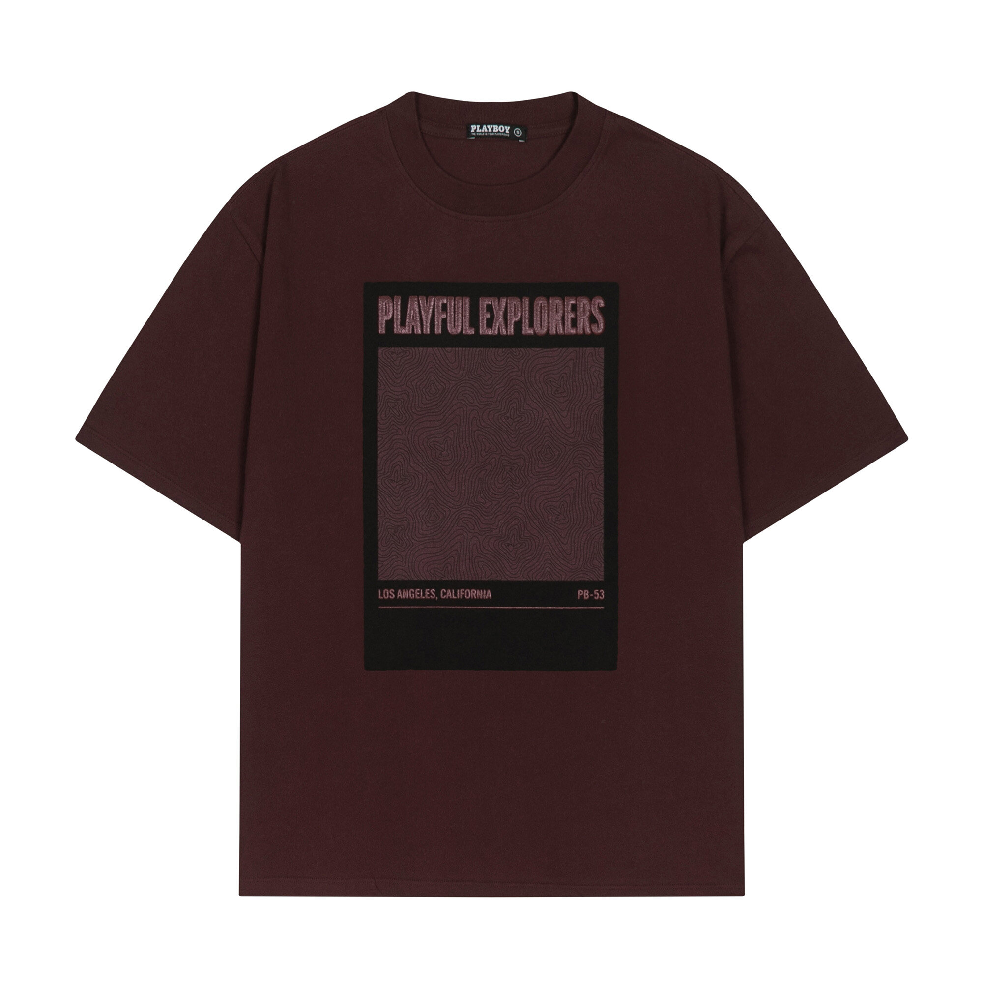 PLAYBOY Oversized Cotton Short Sleeve Tee / Oversized Cotton T-shirts PTR 003 Multi Color