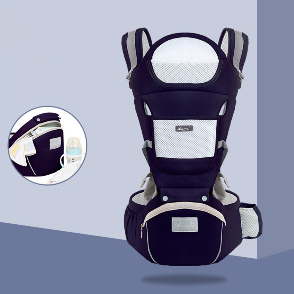 Baby Carrier Infant Comfortable Breathable Multifunctional Sling Backpack Hip Seat Carrier