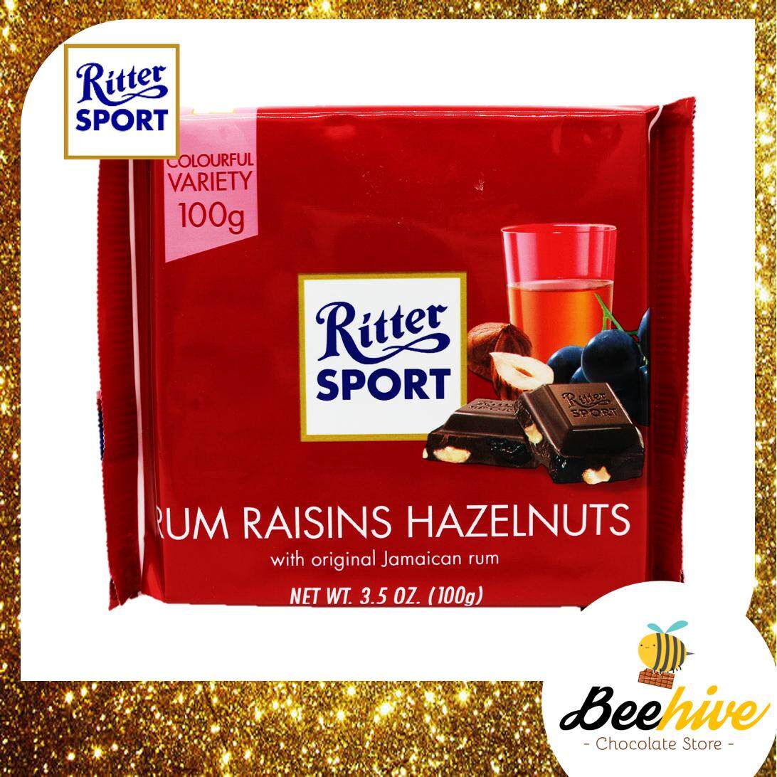 Ritter Sport Rum & Raisin Hazelnuts Chocolate 100g New PGMall