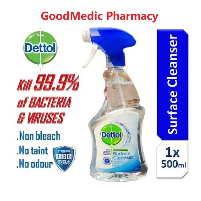 Dettol Trigger Anti Bacterial Spray Surface Cleanser 500ml 8656