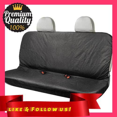 People\'s Choice Waterproof Rear Bench Seat Cover 600D Oxford Black Seat Cushion Water Resistant Universal Fit Seat Protection for most Cars & SUV Truck (Standard)