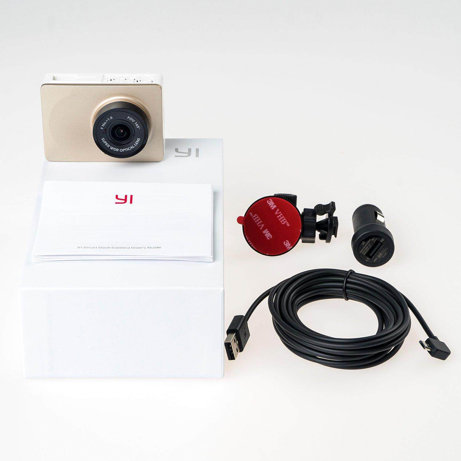 [English Version] Yi Smart Dash Cam 1080p Yi Dashcam Car 165 degree Yi Dash Camera Night Vision dashboard camera