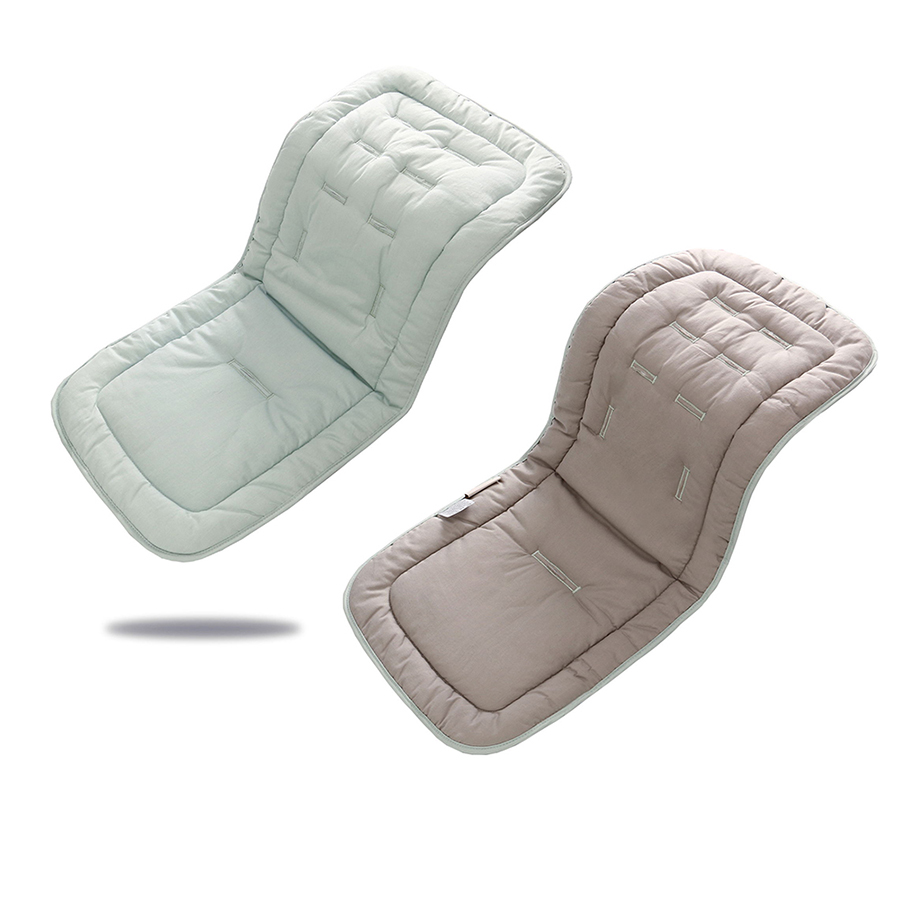 Miracle Baby reversible stroller Mat pad Baby Stroller Seat Cushion Pad 100% Cotton Safety Baby Pram for Stroller car seat pillow For Carriage soft mattress double sided design
