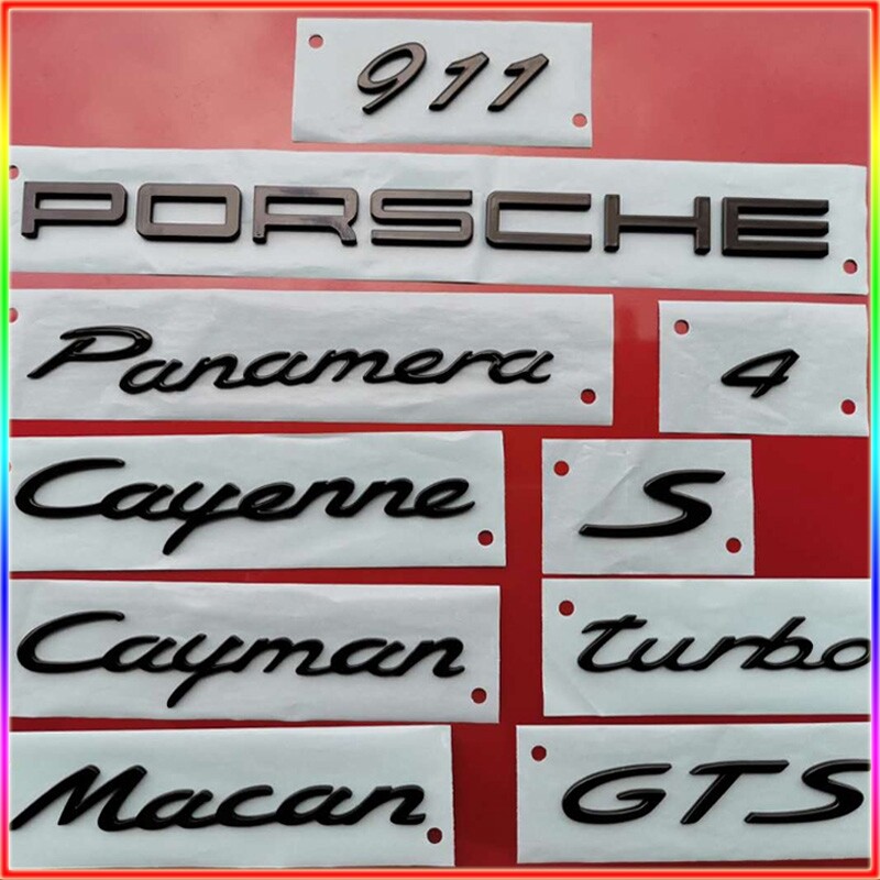 Car decoratio Porsche S GTS parameira turbo OEM Emblem Logo sticker xiao BA5