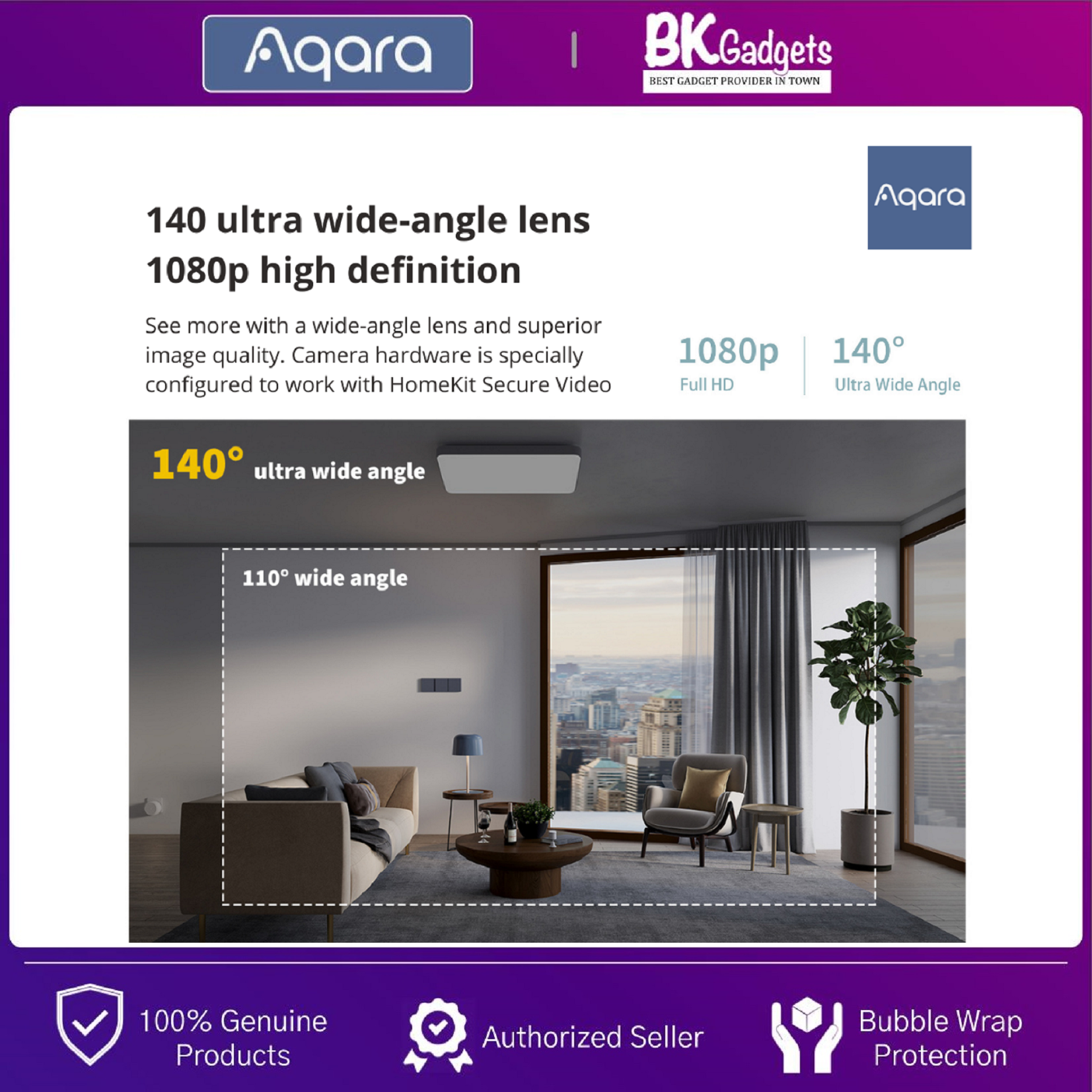 AQARA G2H Camera Hub [ Smart IP CCTV Camera ] - Smart Home Hub | AI Face Recognition | Global Version | Malaysia Warranty
