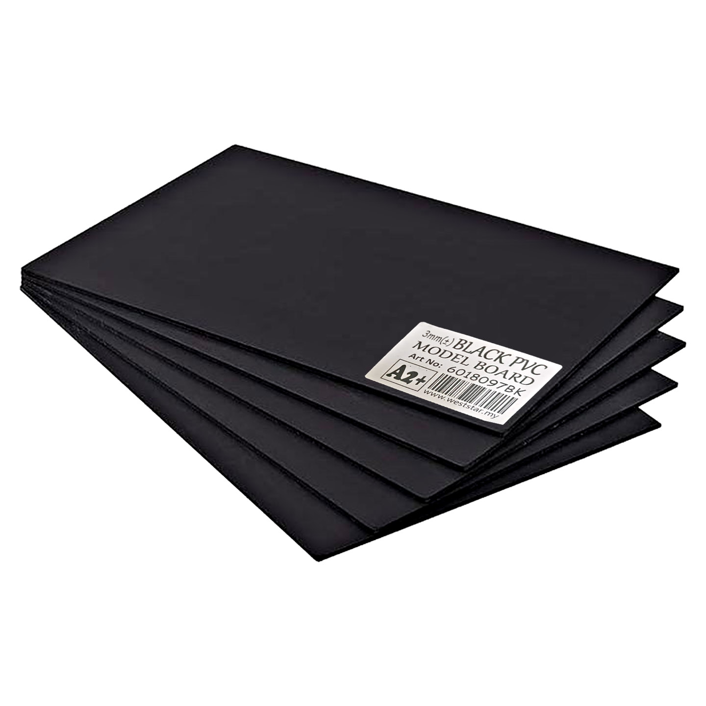 [WETAS] A1 A2 BLACK PVC Model Board Modelling board For Architectural Model Making PVC Board Art Board -Thickness 3mm