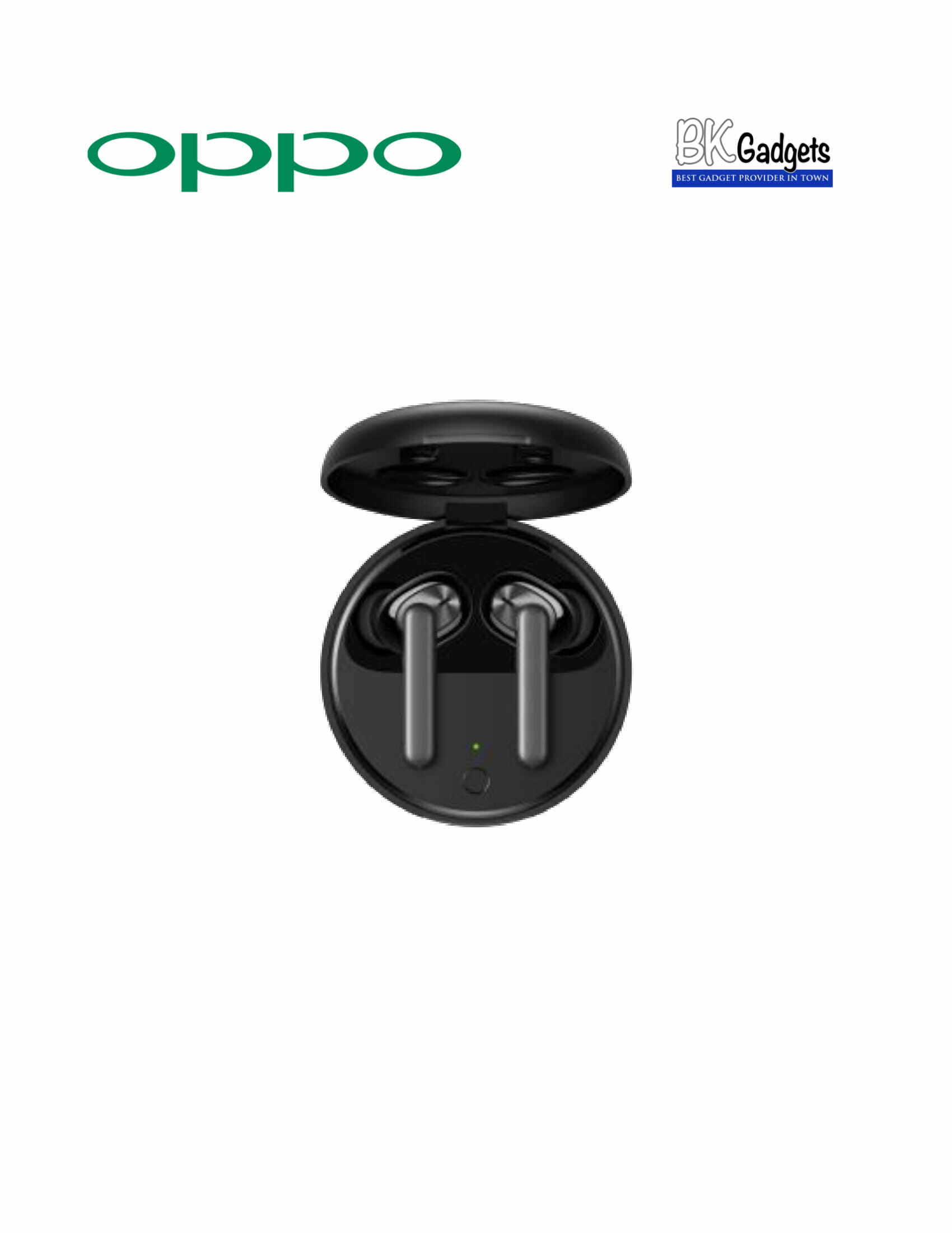 OPPO Enco W31 Bluetooth True Wireless Earbuds [ Black ] + Water Resistant + Voice Cancellation
