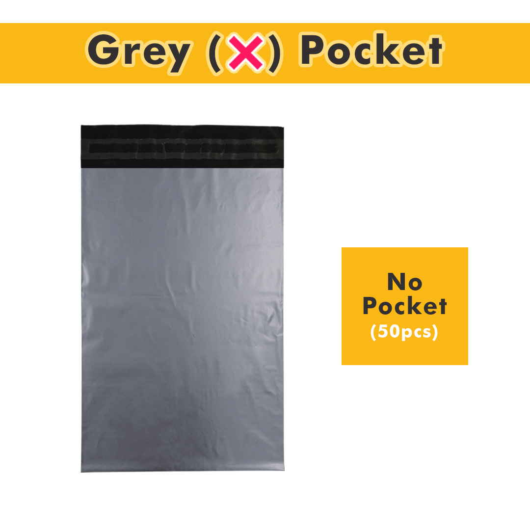 PACKMAN Courier Bag With/No Pocket Parcel Bag Plastik Pos Flyers Packaging Bag Parcel Plastic 快递袋子 50pcs