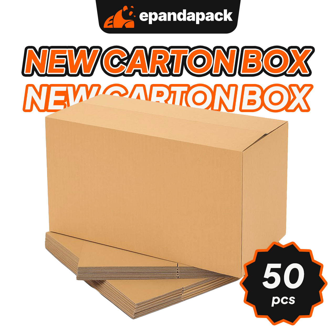 50pcs Big Size Corrugated Carton Box Moving House Kotak Besar Pindah Rumah Pembungkusan Packaging