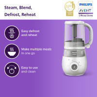 Philips Avent 4 in 1 Baby Food Maker (Steam Blend Defrost & Reheat) SCF883/02