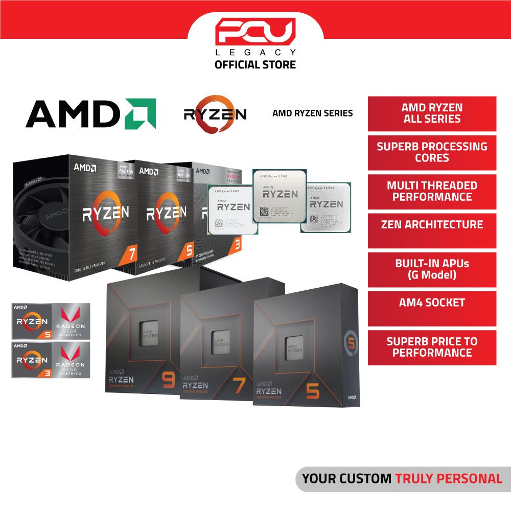 # PCU LEGACY # AMD RYZEN 5 5500 5600 5600X 5600GT / AMD