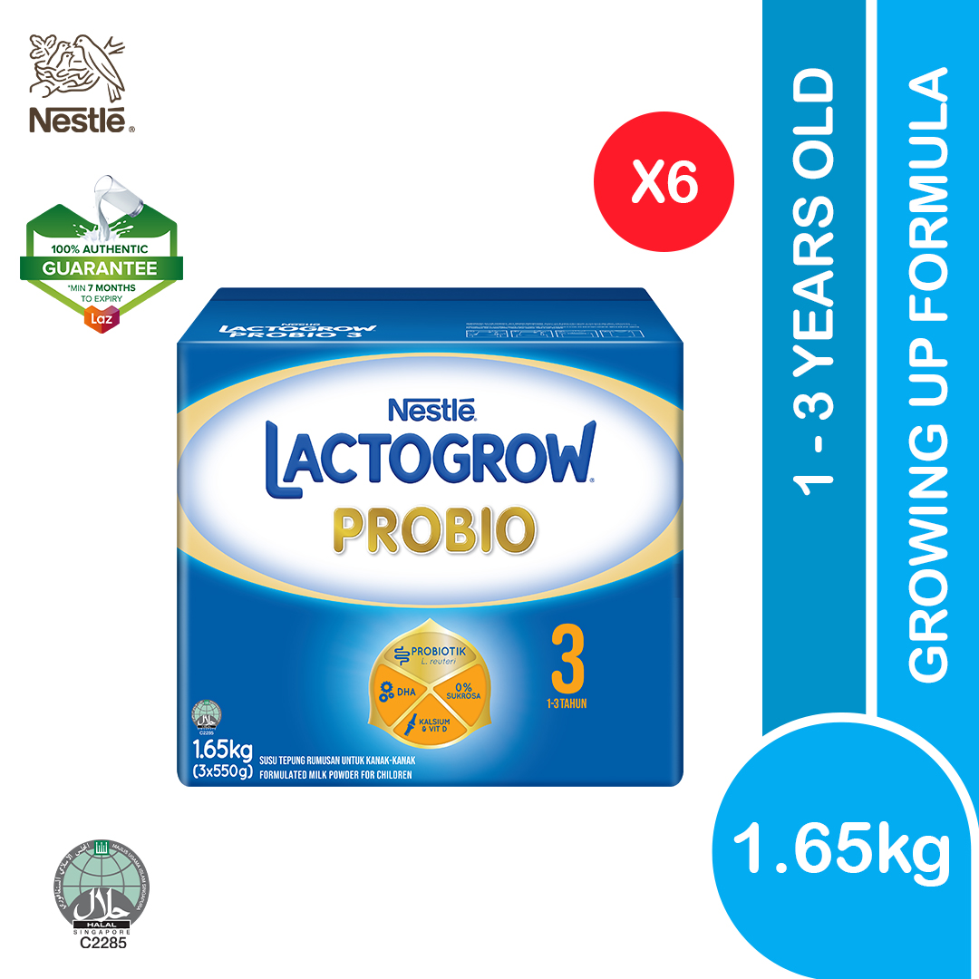 LACTOGROW PROBIO 3 (1-3 years old ) (1.65kg x 6)