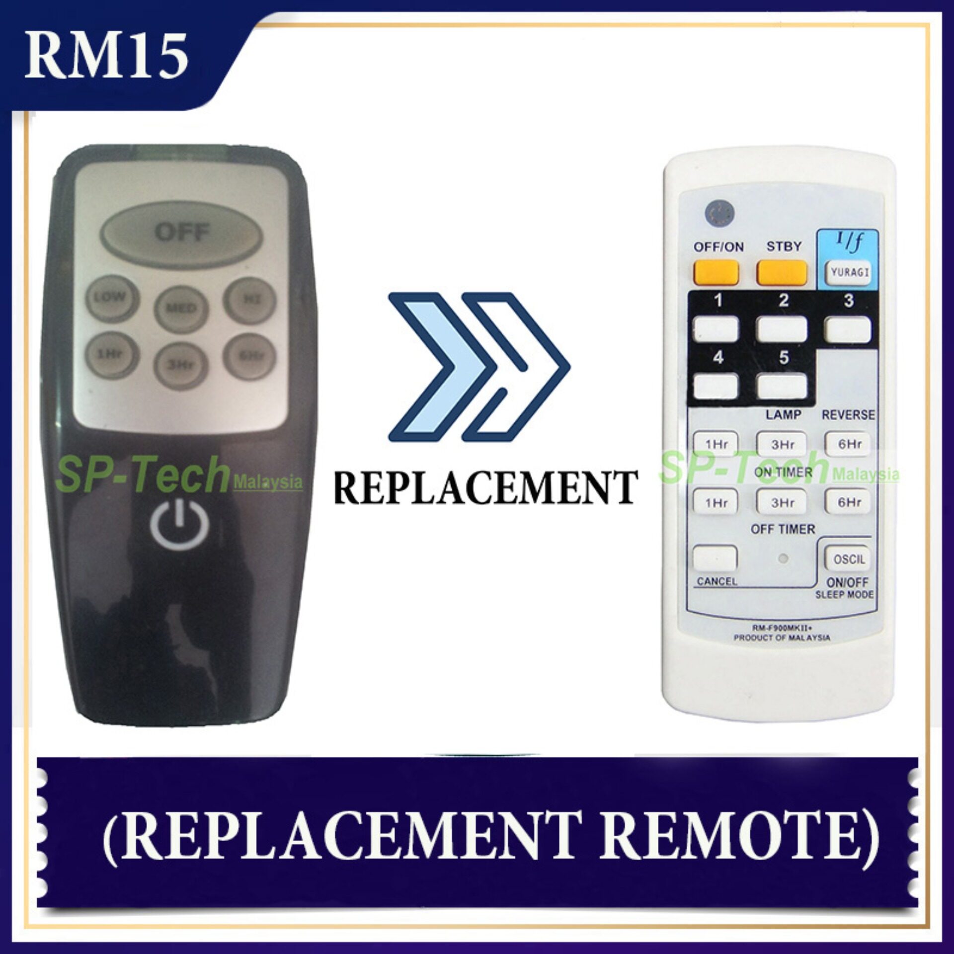 NSB FAN REMOTE CONTROL (REPLACEMENT)