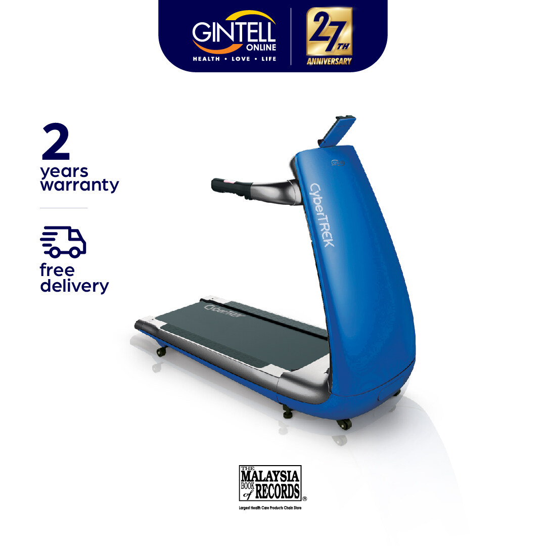 [FREE Shipping] GINTELL CyberTREK Treadmill FT456 (Navy Blue)