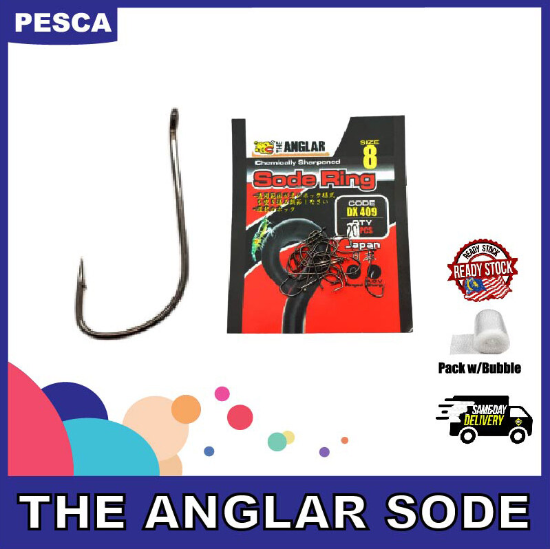 PESCA The Anglar Sode Ring (DX 409) Hooks/SODE RING HOOK/FISHING HOOK/MATA KAIL SANGAT TAJAM SANGAT MURAH!
