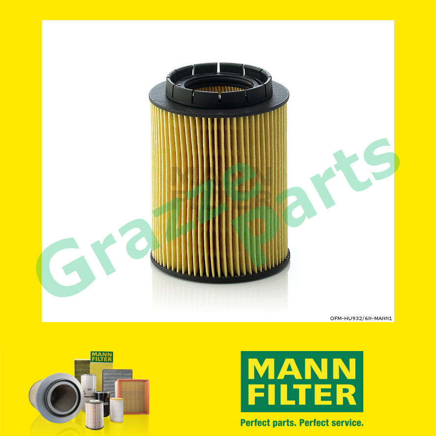 100% Original Mann Oil Filter HU932/6N HU 932/6 N OX160 OX160D for Ford Galaxy I 2.8 i 2.8i V6 4X4 A