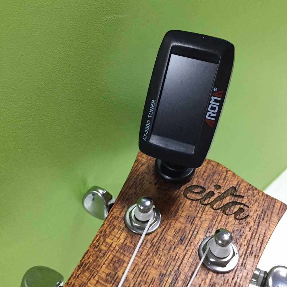 AT200D Fine Quality Clip On Guitar Tuner Portable Universal Digital