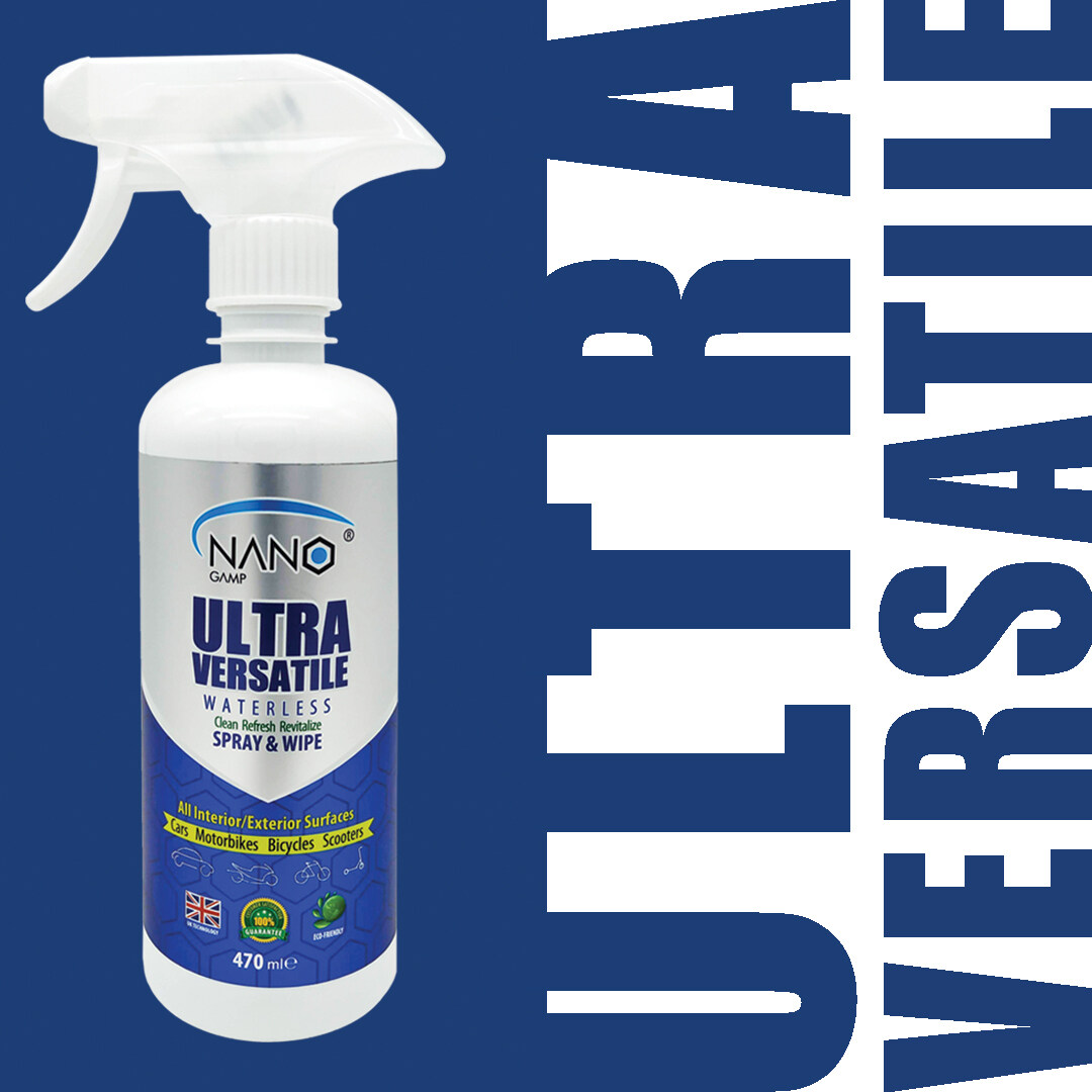 NANOGAMP® Ultra Versatile Waterless Multi Purpose Car Cleaner Spray