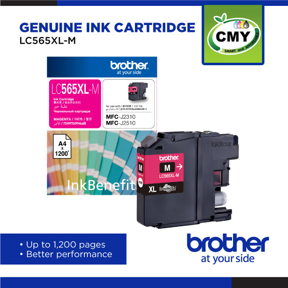 Brother LC567XLBK LC565XLC LC565XLM LC565XLY Original Ink Cartridge LC565XL LC567XL for MFC-J2310, MFC-J2510
