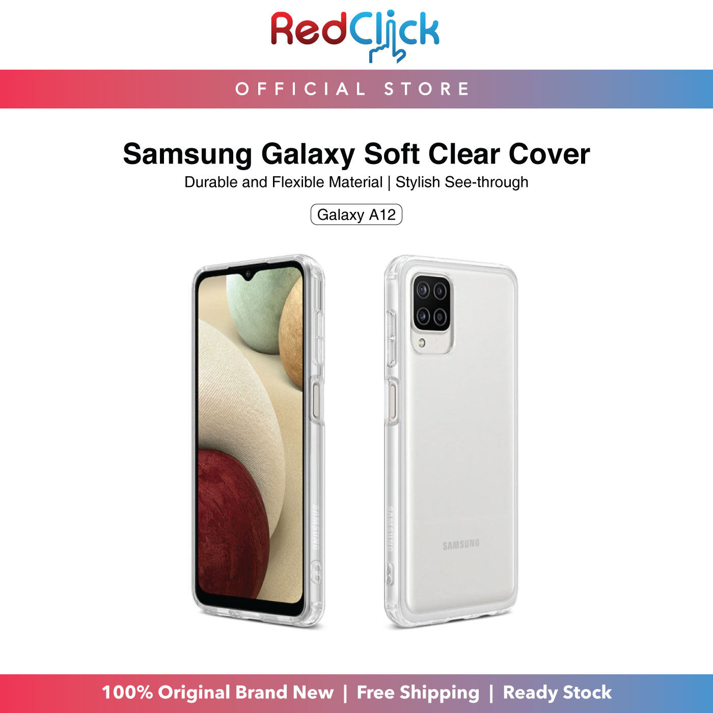 Samsung Galaxy Soft Clear Cover Galaxy A12