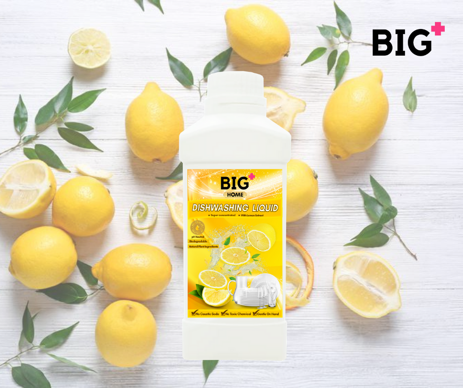 BIG+ Dishwashing Liquid (1000ml) [Triple Pack] Concentrated pH Neutral