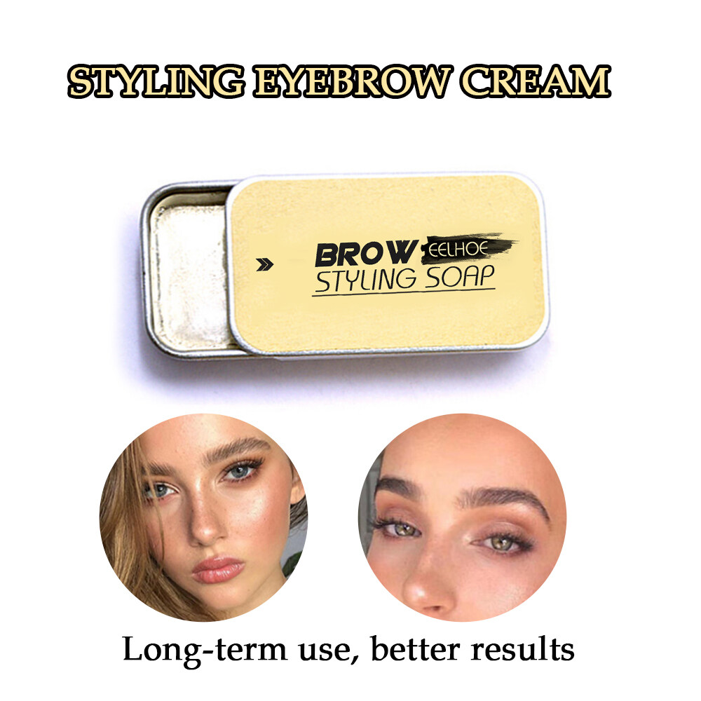 Eelhoe Eyebrow Kit Pomade Cosmetics Makeup Gel Soap Lasting Eyebrow