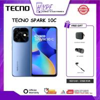 Tecno Spark 10C l Iconic Design l 4GB RAM + 128GB ROM l 6.6″ HD+90Hz Refresh Rate l 16MP Clear Rear Camera With 1 Year Warranty By TECNO Malaysia