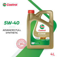 Castrol EDGE 5W-40 (4L) Fully Synthetic Engine Oil API SQ ACEA A3/B4 for Petrol and Diesel Vehicles