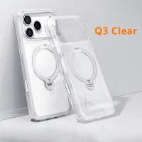 TORRAS Qpro 360° Spin Magnetic Stand Military Grade Protective Case Rotatable For iPhone 17 Series