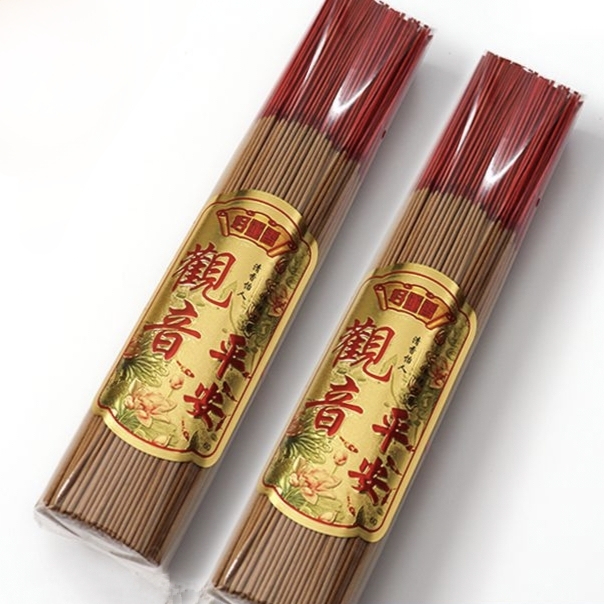 SallyLovelyHome 细香 39cm 家用熏香 手工香淋香 竹签香 微烟 天然檀香 佛香 Incense Joss stick