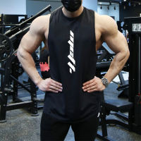 New Solid Sports Running Vest Men Fitness Tank Top Gym Clothing Workout Singlets Muscle Tank Top Bodybuilding Sleeveless Shirt
