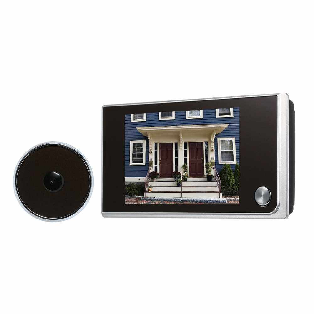 Digital Door Camera 3.5inch LCD Color Screen 120 Degree Peephole Viewer Door Eye Viewer (Batteries are not included) (Standard)
