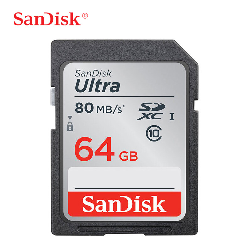 {Được Ưa Chuộng Nhất Trong Năm 2021} Thẻ SD SanDisk Ultra Original, Thẻ Nhớ SDXC Class10 16GB 32GB SDHC 64GB 128GB C10 R80MB/S 533X USH-1 Thẻ SD Đối Với Máy Ảnh