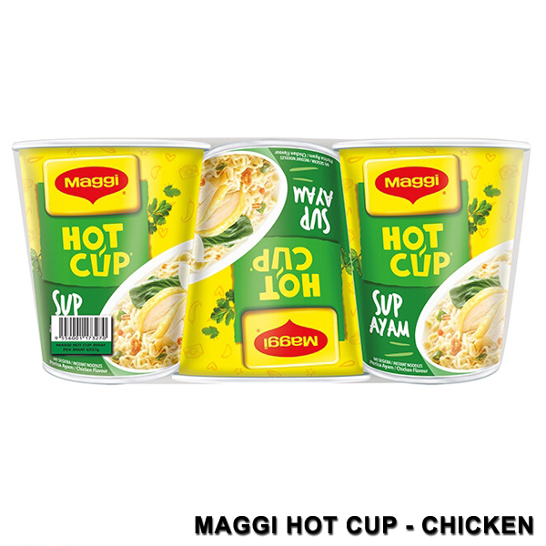 MAGGI Hot Cup Instant Noodle Chicken (6x60g)