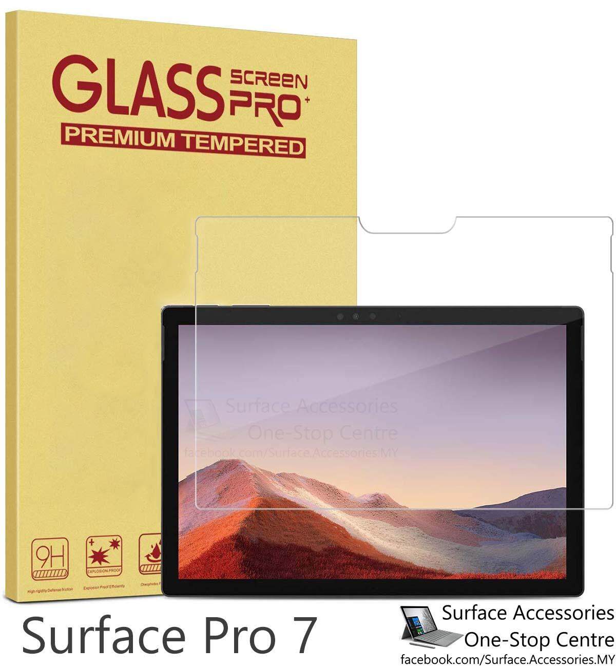[MALAYSIA]Microsoft Surface Pro 7 Tempered Glass Hardness 9H Hardness Nano Coating Anti Shatter Film Surface Pro 7