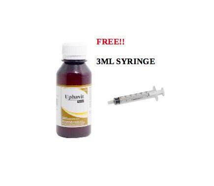 Uphavit Multivitamin Syrup 120ml (Vitamin For Pets) FREE SYRINGE 3ML!!
