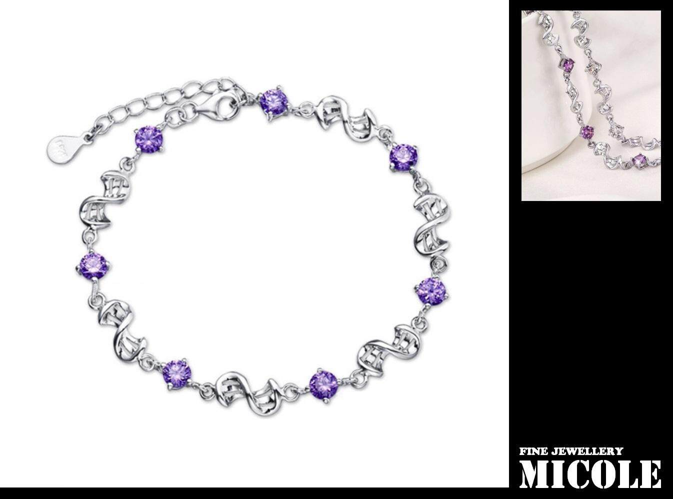 Ready Stock MICOLE B6009 Bracelets Charms Ladies Fashion Charm Bracelet
