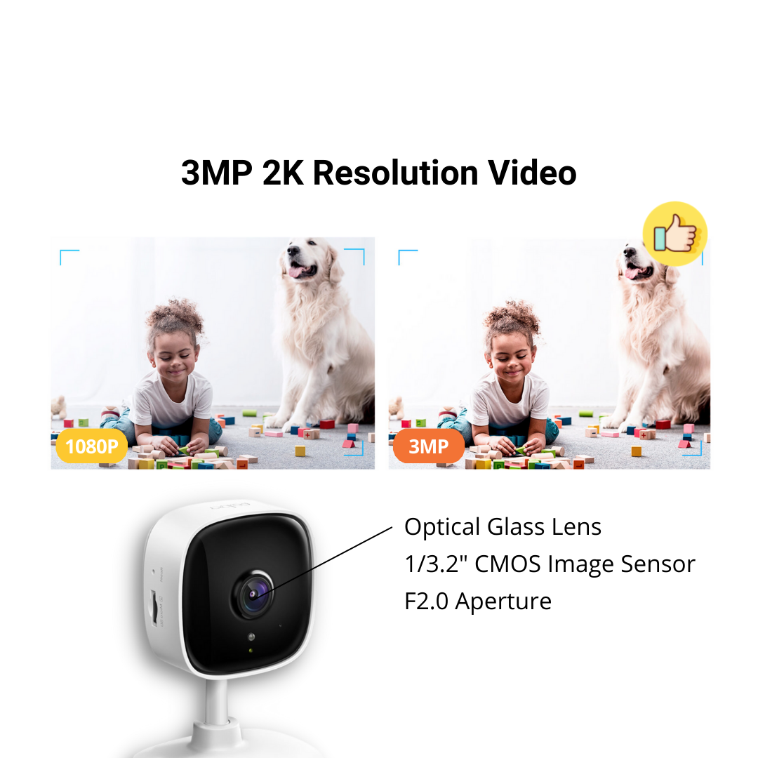 TP-Link Tapo TC60 1080HD Full HD CCTV/WIFI Camera with Amazon Safety CLOUD and Sirim Certification Security IP Camera (TAPO C110)