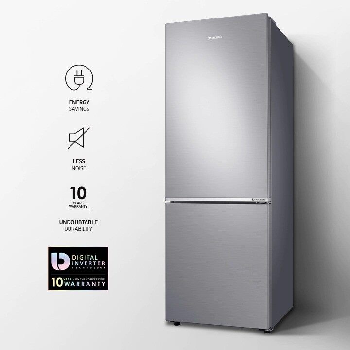 Samsung 315L Inverter Bottom Mount Refrigerator Freezer with Optimal Fresh Zone RB30N4050B1