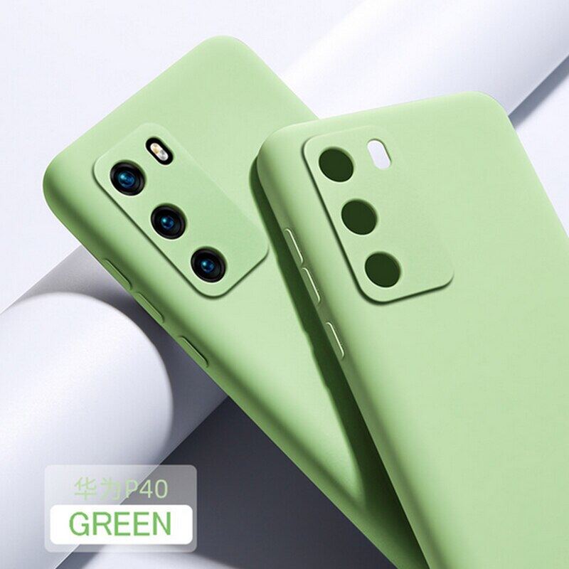 New Liquid Silicone Case For HUAWEI P20 P30 Lite P40 Honor 8X Mate 20 ...