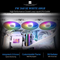 Thermalright FROZEN WARFRAME 360 SE ARGB BLACK&WHITE AIO CPU LIQUID COOLER FW360 SE ARGB BLACK&WHITE