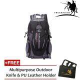 Free Knight FK1197 40L Outdoor and Hiking Backpack- Black