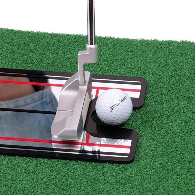 Phụ kiện đánh golf gương dụng cụ hỗ trợ tập đánh golf dụng cụ tập đánh đu lưới tập thẳng dụng cụ tập đánh bóng mắt