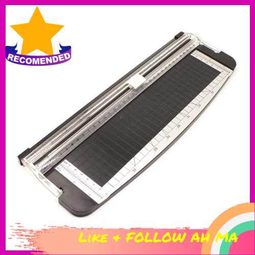 BEST SELLER Portable A4 Sliding Paper Cutter 12.6 Inch Cut Length Paper Trimmer Scrapbooking Tool Cutting Mat Machine for DIY Craft Paper Cardboard Photos Pictures Cards Office Home Supplies (Standard)