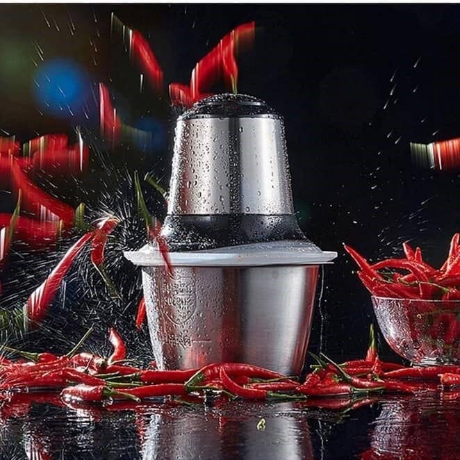 STAINLESS STEEL MIXER MEAT MINCER 2L