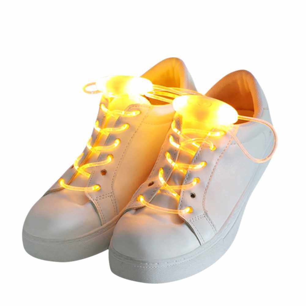 LED Battery Powered Operated Light Shoelace (Yellow)