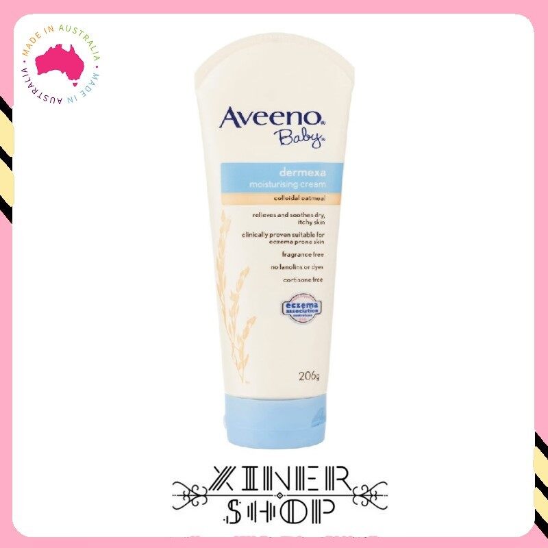 aveeno baby dermexa moisturising cream for eczema prone skin 206g