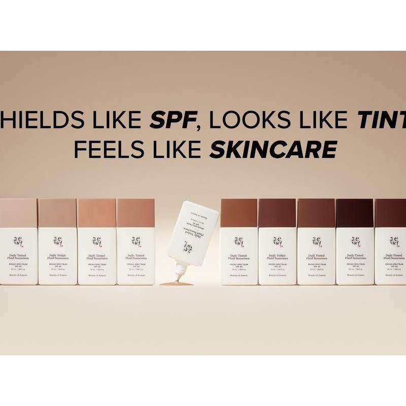 Beauty of Joseon Daily Tinted Fluid Sunscreen SPF40 100%