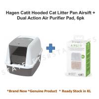 Hagen Catit Hooded Cat Litter Pan Airsift / Cat Toilet / Tandas Kucing